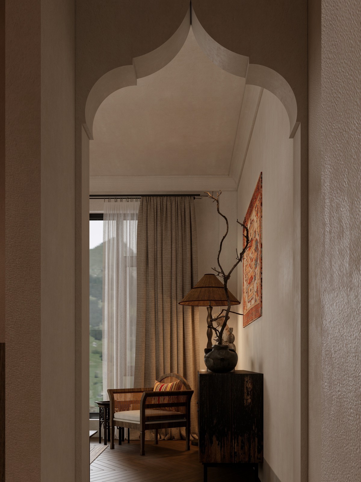 那拉提草原度假民宿室内设计